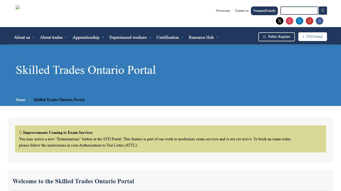 Skilled Trades Ontario Portal - Skilled Trades Ontario
